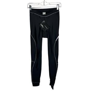 4UCYCLING / black cycling biking full length legging tights pants / S